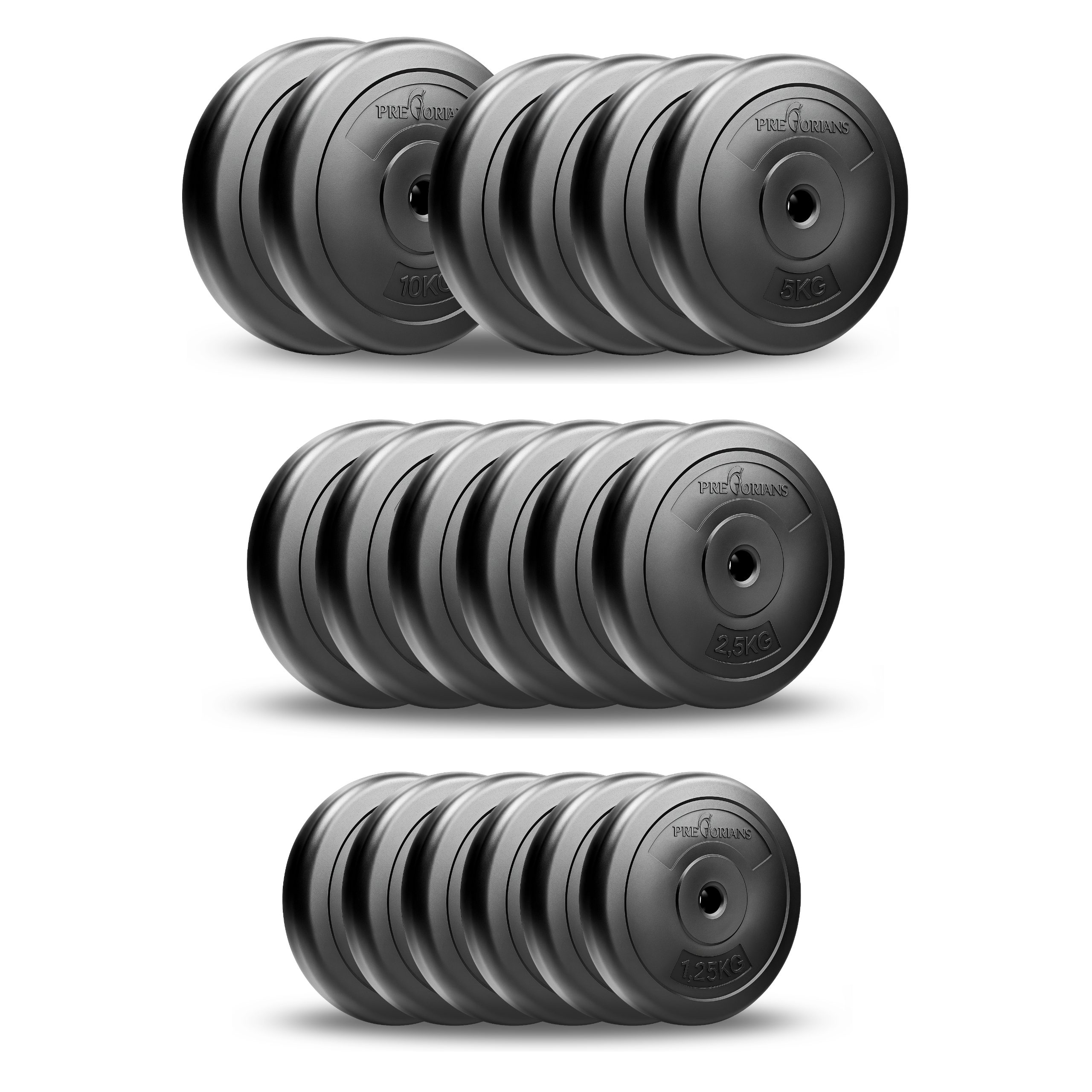 Zestaw do ćwiczeń 80kg ze sztangą 180 cm, gryfem 120 cm łamanym, nakładem obciążeń i hantlami metalowymi