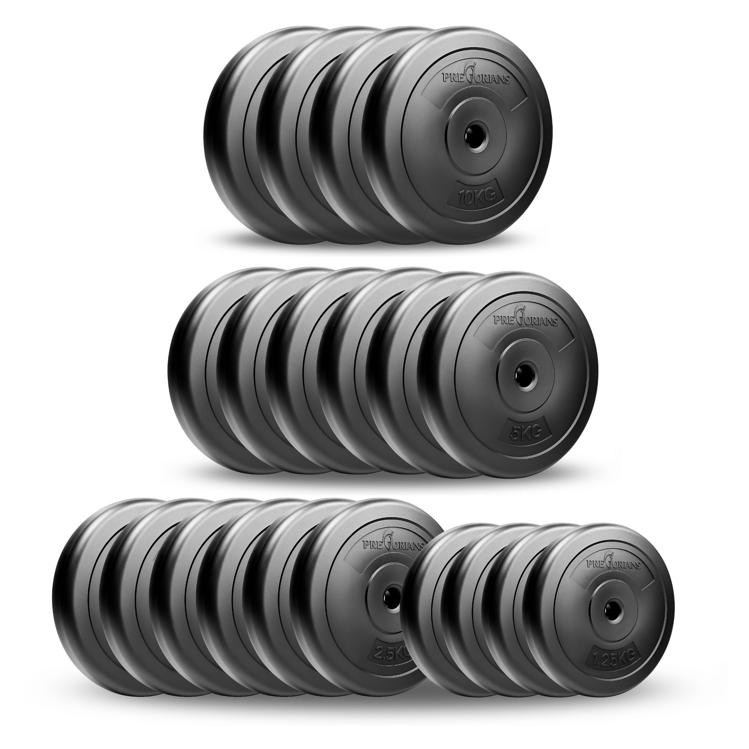 Zestaw do ćwiczeń 105kg ze sztangą 180 cm, gryfem 120 cm łamanym, nakładem obciążeń i hantlami