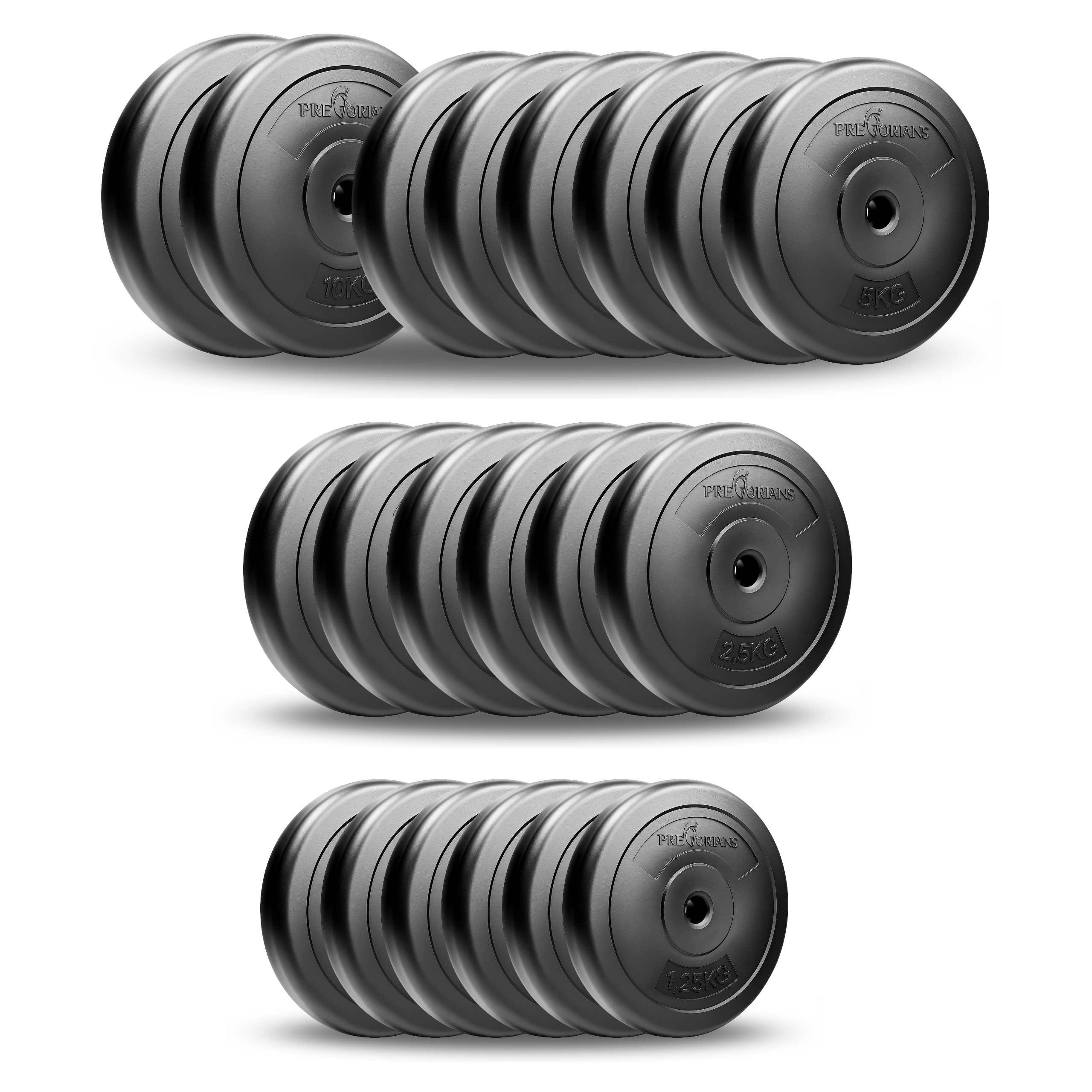 Zestaw do ćwiczeń 86kg ze sztangą 180 cm, gryfem 120 cm łamanym, nakładem obciążeń i hantlami