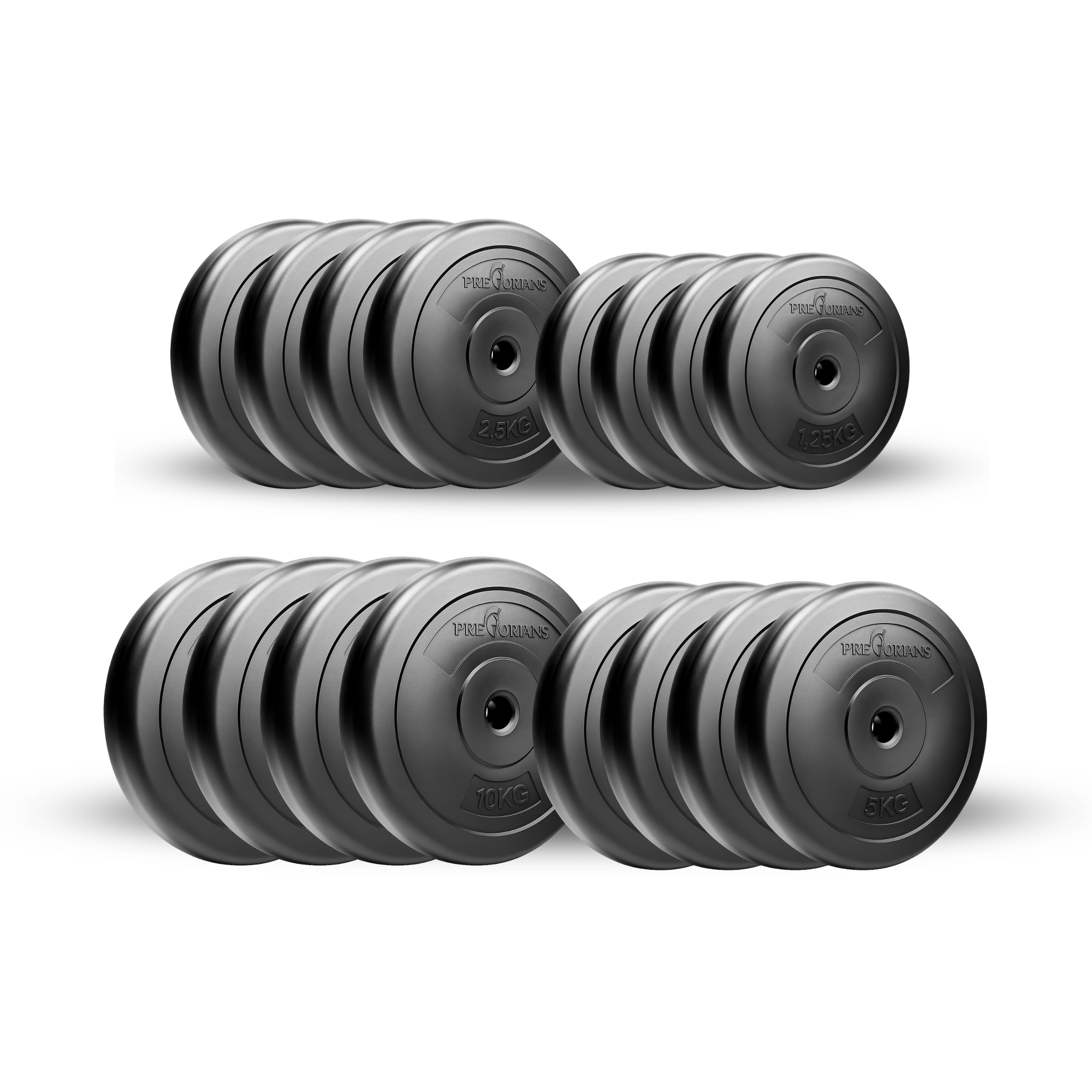 Zestaw do ćwiczeń 130kg z ławką treningową PH 20C - ławka, sztanga, gryf łamany, obciążenia, hantle