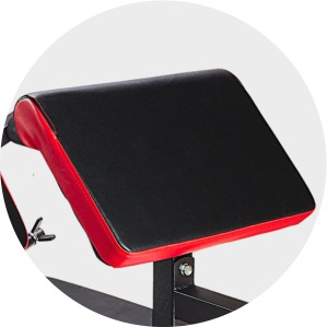 Ławka treningowa PH 20C pod sztangę, masywna - stojaki, modlitewnik