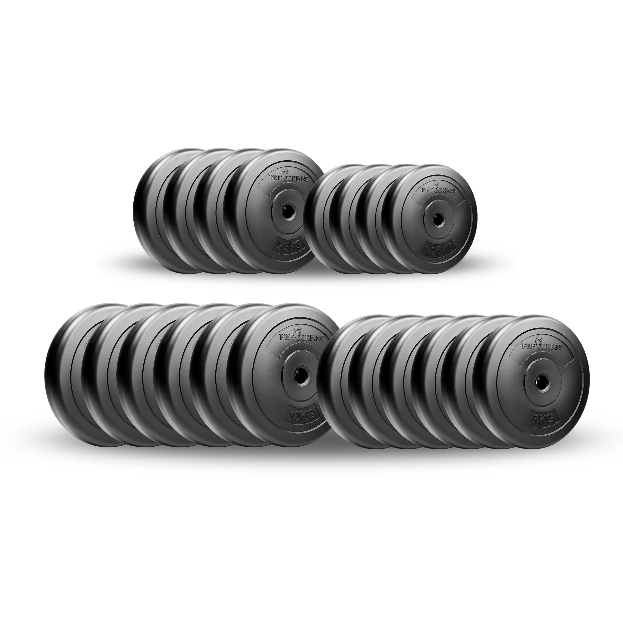 Zestaw do ćwiczeń 160kg z ławką treningową PH 20C - ławka, sztanga, gryf łamany, obciążenia, hantle