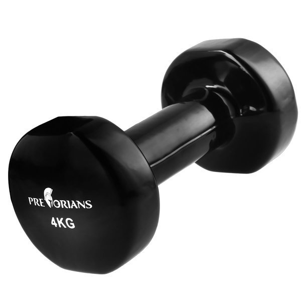 Hantelek żeliwny 4 kg winylowy Pretorians