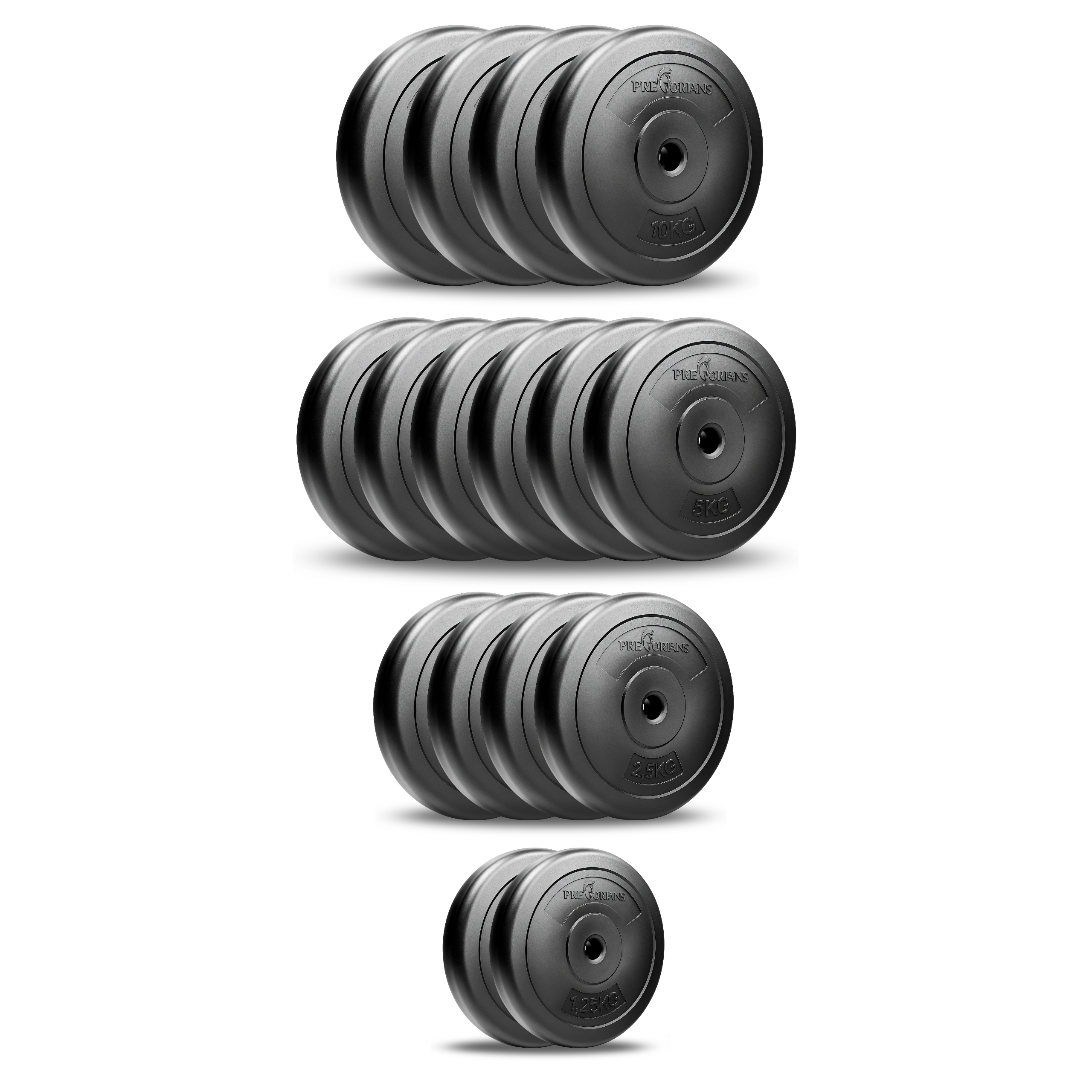 Zestaw do ćwiczeń 115kg z ławeczką PH 2132, sztangą 180 cm i zestawem obciążeń / krążków - 82 kg