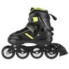 Rolki 2w1 czarno-limonkowe łyżworolki NH18191 Nils Extreme M