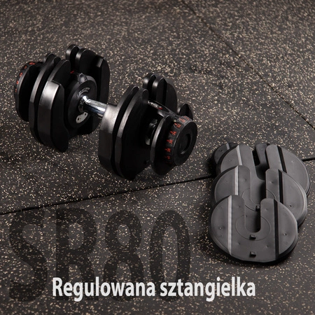 SR80 sztangielka regulowana hms