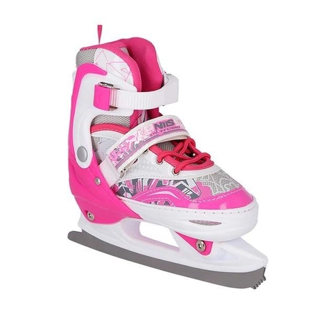 Łyżwy/rolki 2w1 NF10927A ciemno różowe L Nils Extreme