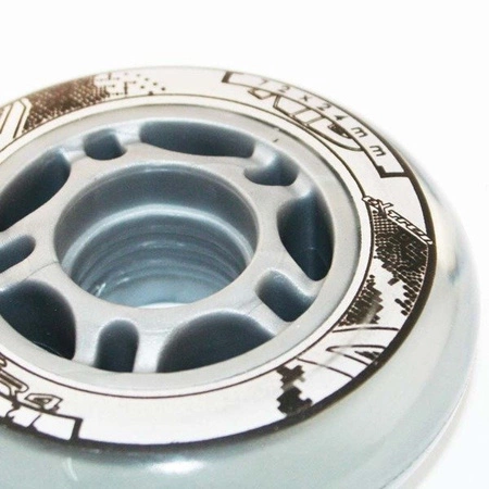 Kółka  PRZEŹROCZYSTE 4 SZT. PU CLEAR 72X24 82A 