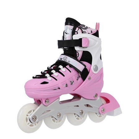 NH10905A łyżwy/rolki/wrotki 4w1 różowe M Nils Extreme