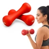 Hantle neoprenowe 2x2 kg czerwone – hantle do ćwiczeń w domu