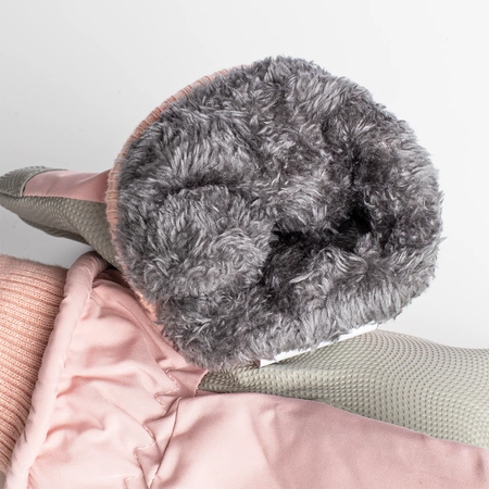 Rękawiczki narciarskie zimowe na snowboard narty M/L jasno-różowe