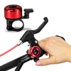Dzwonek rowerowy dla dzieci dorosłych aluminiowy głośny DR2 czerwony