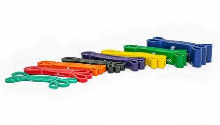Zestaw 8 gum oporowych power band AC1012 Pretorians