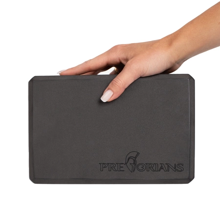 Kostka do jogi klocek blok do ćwiczeń rozciągania Pretorians czarna