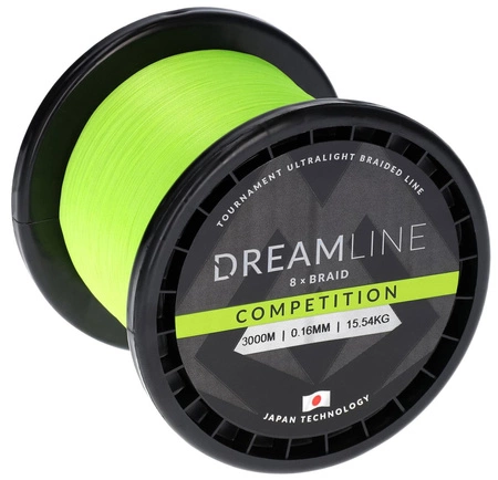 PLECIONKA - DREAMLINE COMPETITION - 0.20mm/20.83kg/3000m - FLUO ZIELONA - op.1szp.