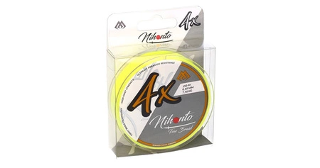 PLECIONKA - NIHONTO FINE BRAID - 0.10mm/7.7kg/15m - FLUO ŻÓŁTA - op.1szp.