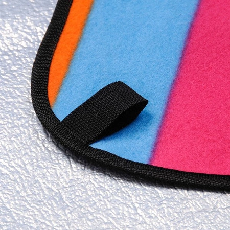 Koc piknikowy pasy multikolor 180x200cm 77054 Meteor