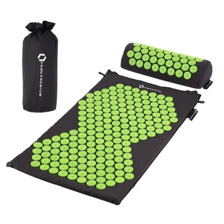 Mata do akupresury czarno-zielona AKM03 HMS