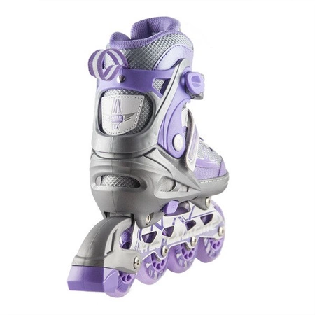 ROLKI NILS EXTREME NA0328 A regulowane 34-37 fioletowe M
