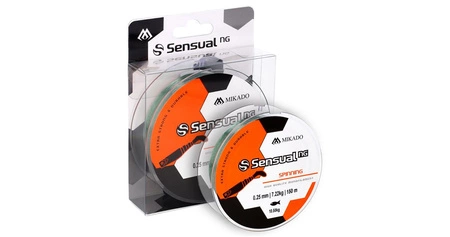 ŻYŁKA - SENSUAL N.G. SPINNING 0.16mm/5kg/150m - JASNO ZIELONA - op.1szp.
