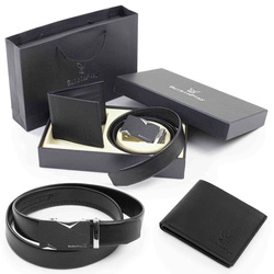 Męski zestaw prezentowy pasek i portfel na każdą okazję ZP05