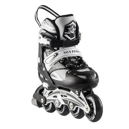 ROLKI NILS EXTREME NA0326 A regulowane 30-33 czarne S