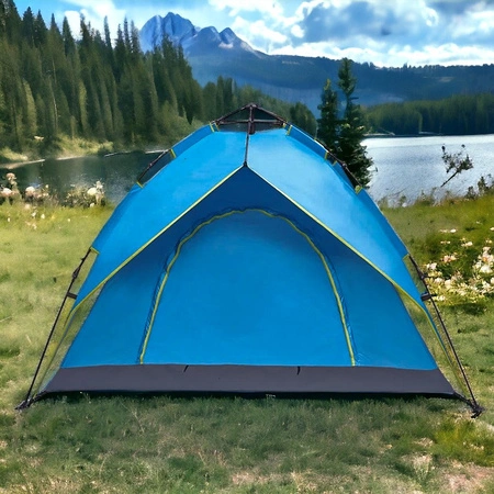 Namiot 3-osobowy + 2 śpiwory - idealny zestaw na biwak camping