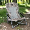 Krzesło turystyczne plażowe wędkarskie na kemping ryby rozkładane moro