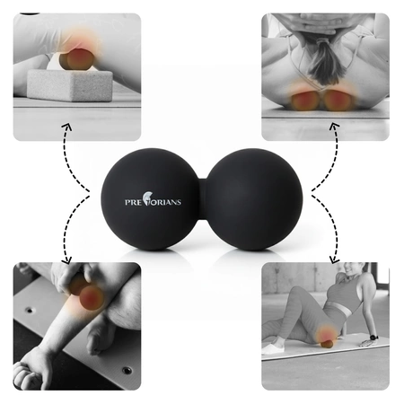 Piłka podwójna do masażu lacrosse duoball Pretorians