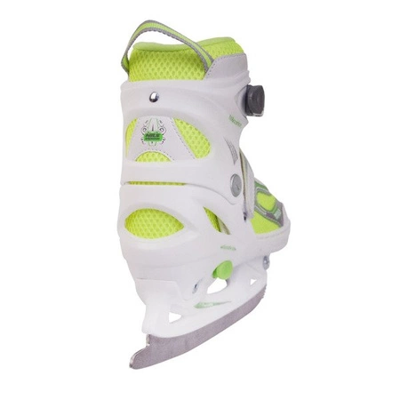 ŁYŻWY FIGUROWE NILS EXTREME NF701 regulowane 38-41 BIAŁO-ZIELONE