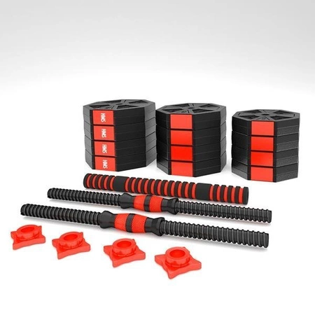 Zestaw hantle / sztanga kompozyt 20kg SGC20