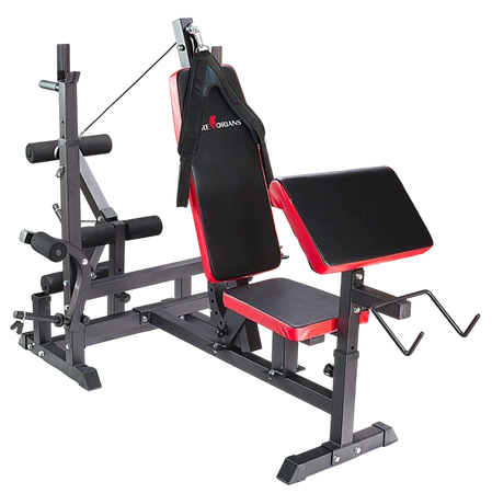 Ławka treningowa PH 20C pod sztangę, masywna - stojaki, modlitewnik