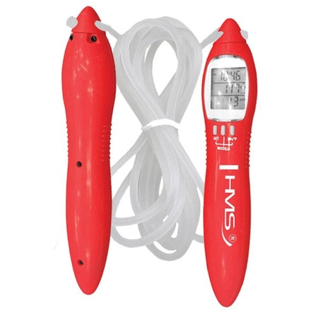 Skakanka z licznikiem biało-czerwona SK46 HMS