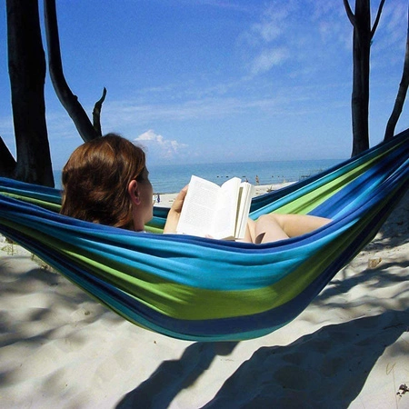 Hamak, huśtawka zielona 260x150cm H01 Be-Active.pl