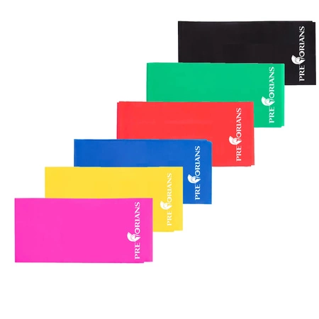 Taśma rehabilitacyjna, guma do ćwiczeń i yogi 2m- komplet Pretorians