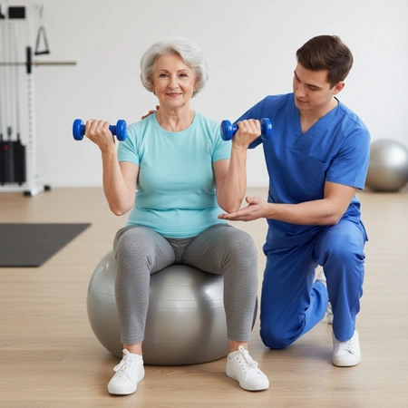 Hantelek żeliwny 0,5 kg winylowy Pretorians