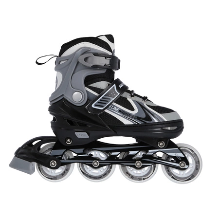 Łyżwy/rolki 2w1 NH18188A szare Nils Extreme L