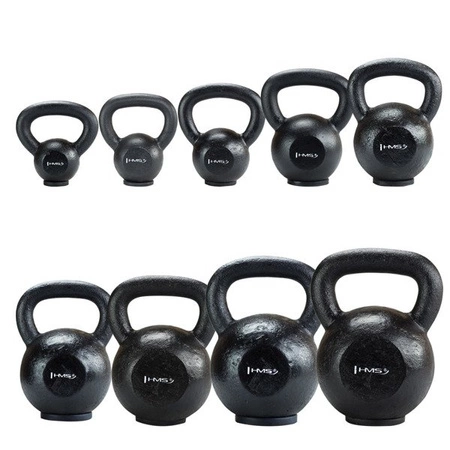 KETTLEBELL 6 KG ŻELIWNY KGP06 HMS PODSTAWA GUMOWA
