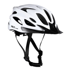 Kask ochronny do jazdy na rowerze rolkach biały rozmiar L Nils Extreme MTW291