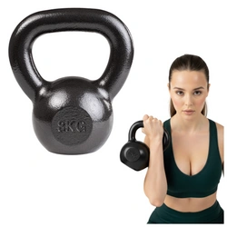 Kettlebell 8kg żeliwny BA-KCZ08 Pretorians