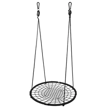 HUŚTAWKA BOCIANIE GNIAZDO CZARNA ŚR.100 CM NILS CAMP NC5004
