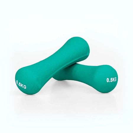Ciężarek żeliwny pokryty neoprenem 0,5kg DB6007 Pretorians