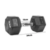 Hantla Hex 15kg ciężarek ogumowany