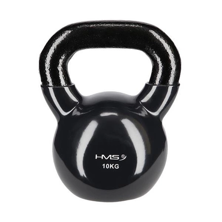 Kettlebell 10kg pokryty winylem hms KNV10 black