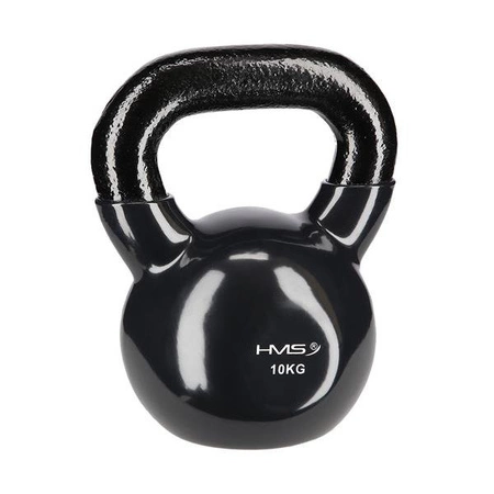 Kettlebell 10kg pokryty winylem hms KNV10 black