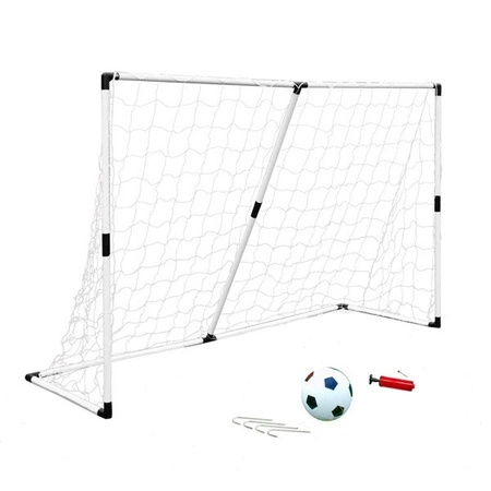 BRAMKA  Z SIATKĄ PLASTIKOWY STELAŻ + PANEL DO STRZELANIA  BRT184ST