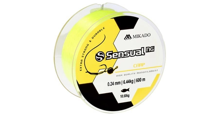ŻYŁKA - SENSUAL N.G. CARP 0.45mm/30kg/600m - ŻÓŁTA - op.1szp.