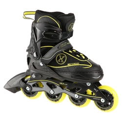 Łyżworolki NA11008 Nils Extreme czarno-żółte roz. L