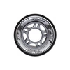 Kółka CZARNE 4 SZT. PU 72X24 82A  