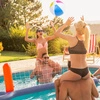 Piłka plażowa dmuchana na basen 40cm trójkolorowa